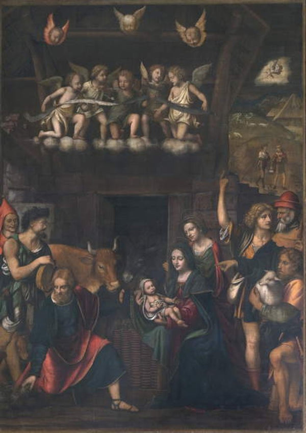 Adoration of the Shepherds posters & prints by Bernardino Luini