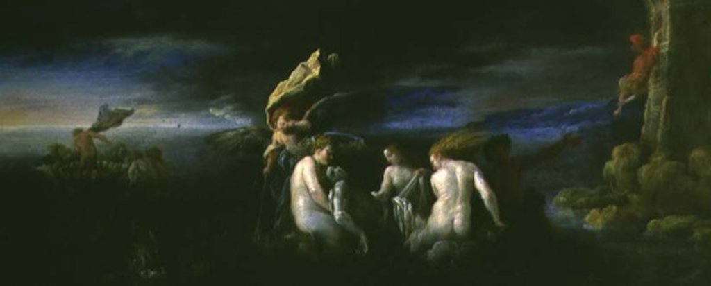 Detail of Hero and Leander by Domenico Fetti or Feti