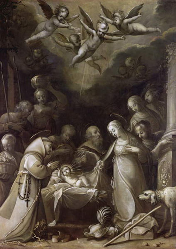 Adoration of the Shepherds, 1636 posters & prints by Jean de Saint-Igny