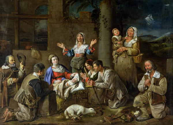 Adoration of the Shepherds, c.1659 posters & prints by Jean Michelin