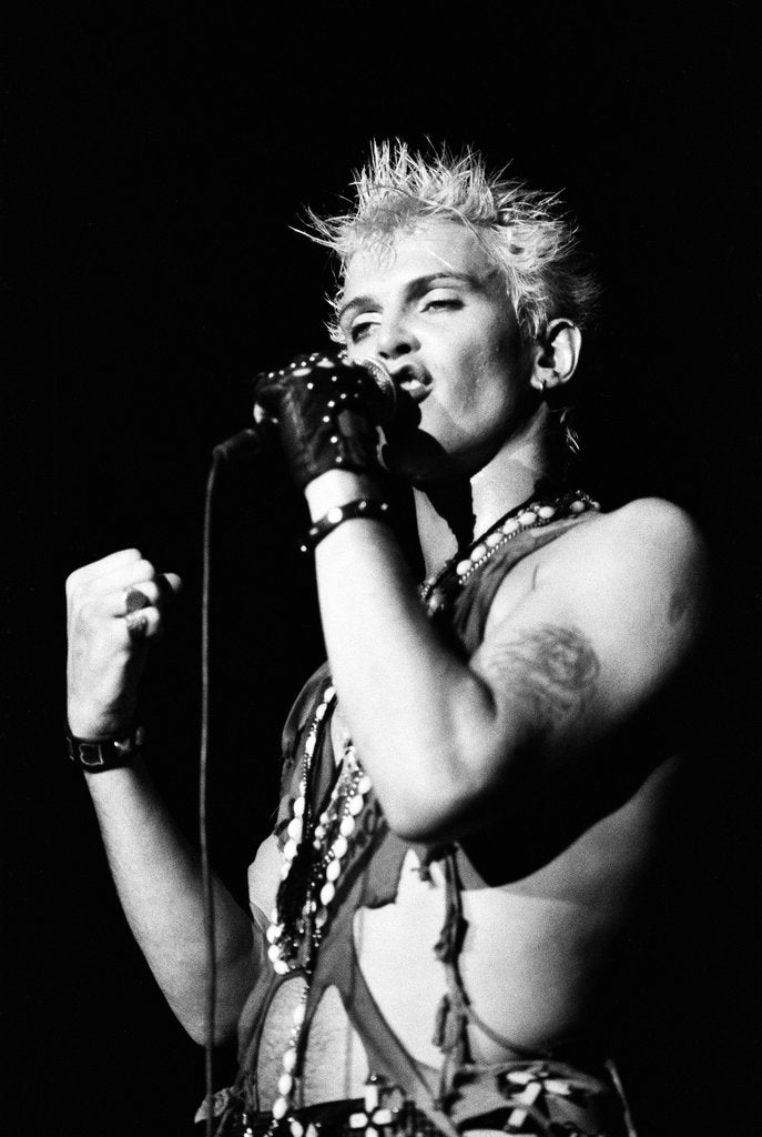 Detail of Billy Idol by Peter Stone