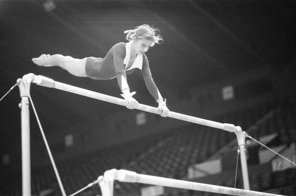 Detail of Gymnastics World Cup 1975 by Arthur Sidey