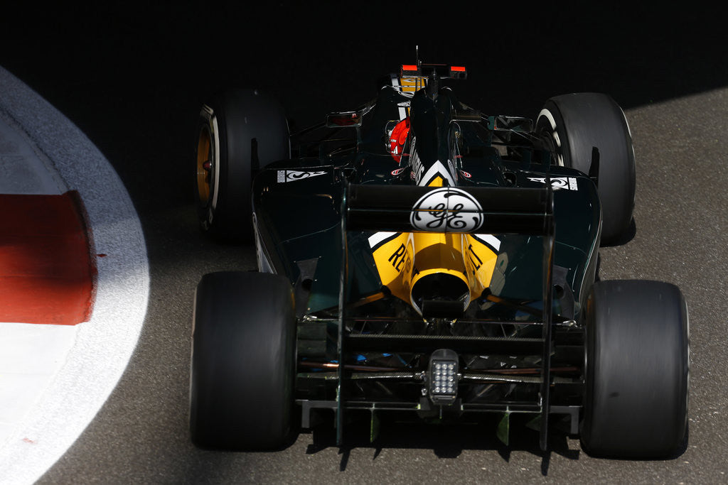 Detail of Light & shade, Heikki Kovalainen, Abu Dhabi by Lorenzo Bellanca