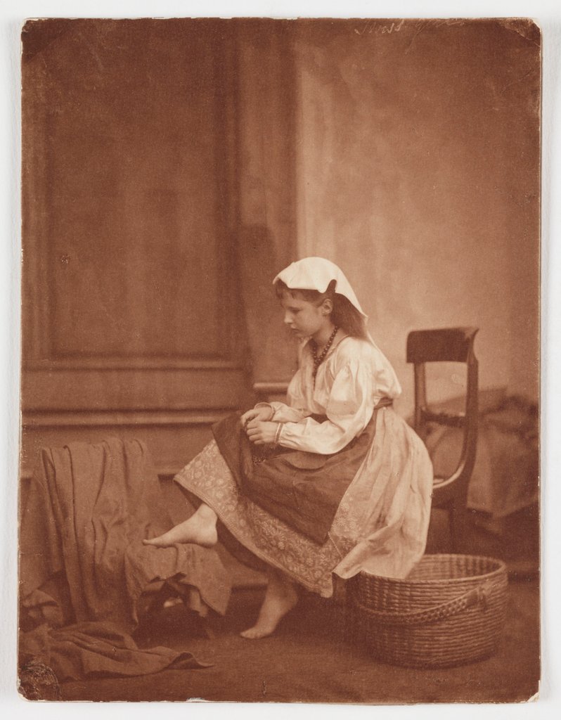 Detail of Italian Girl by Oscar Gustav Rejlander