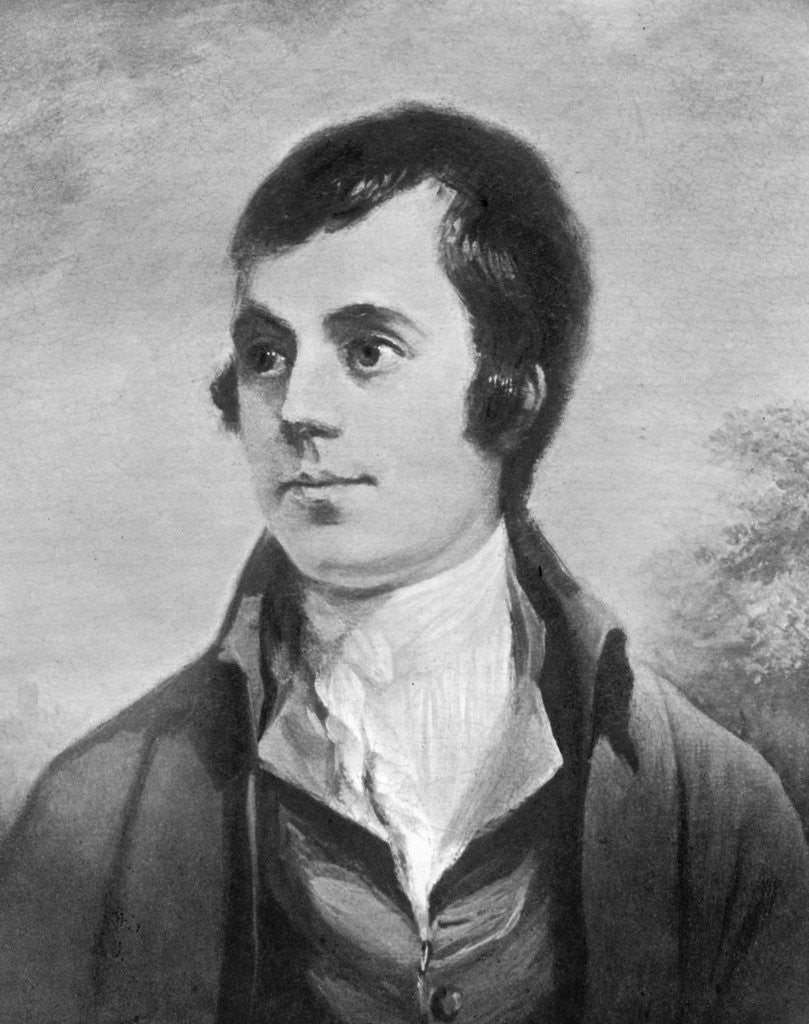 Detail of Robert Burns, Scottish poet by Anonymous
