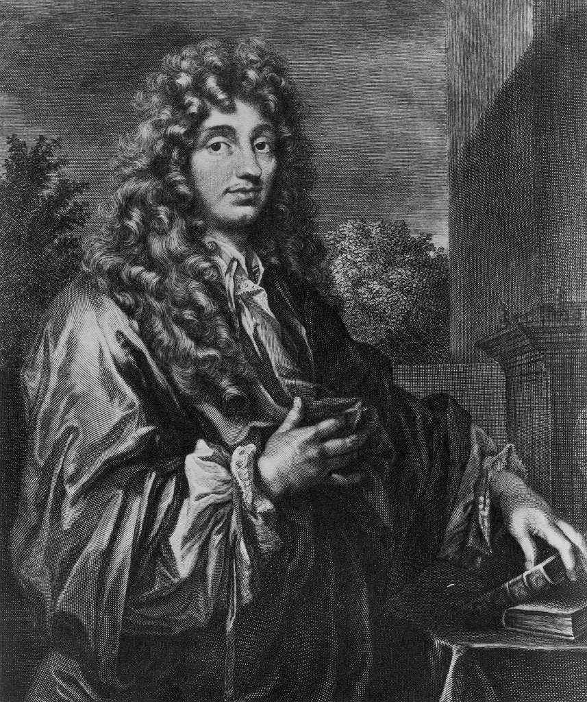 Detail of Christiaan Huygens, Dutch physicist, c1670 by Unknown