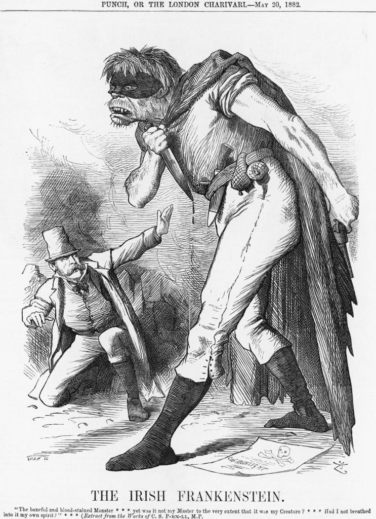 Detail of The Irish Frankenstein by Joseph Swain
