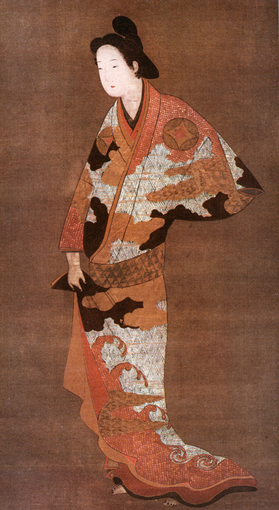 Detail of Japanese costume by Anonymous