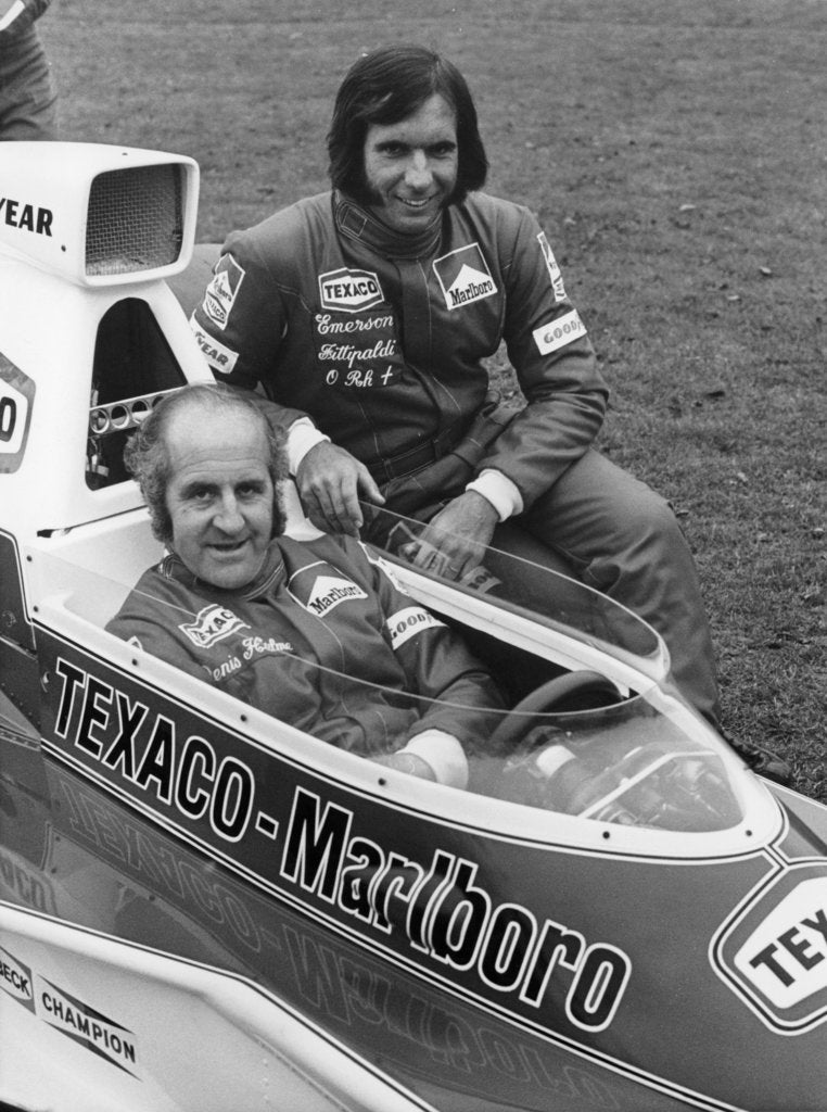 Detail of Denny Hulme and Emerson Fittipaldi, 1974 by Unknown