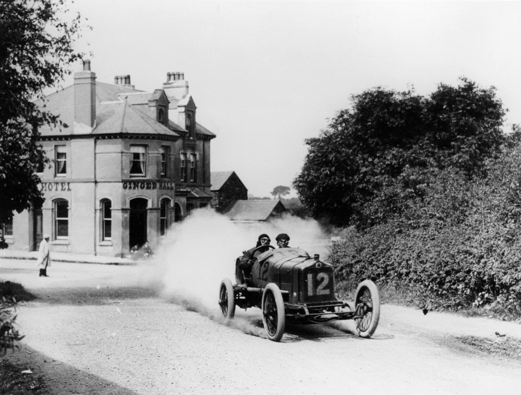 Detail of A Minerva 3.3 Litre taking part in a TT race by Anonymous