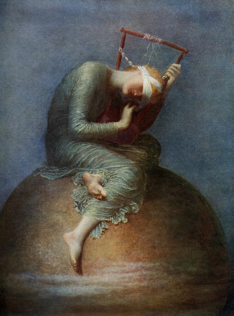 Detail of Hope by George Frederick Watts