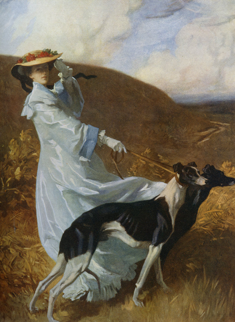 Detail of Diana of the Uplands by Charles Wellington Furse
