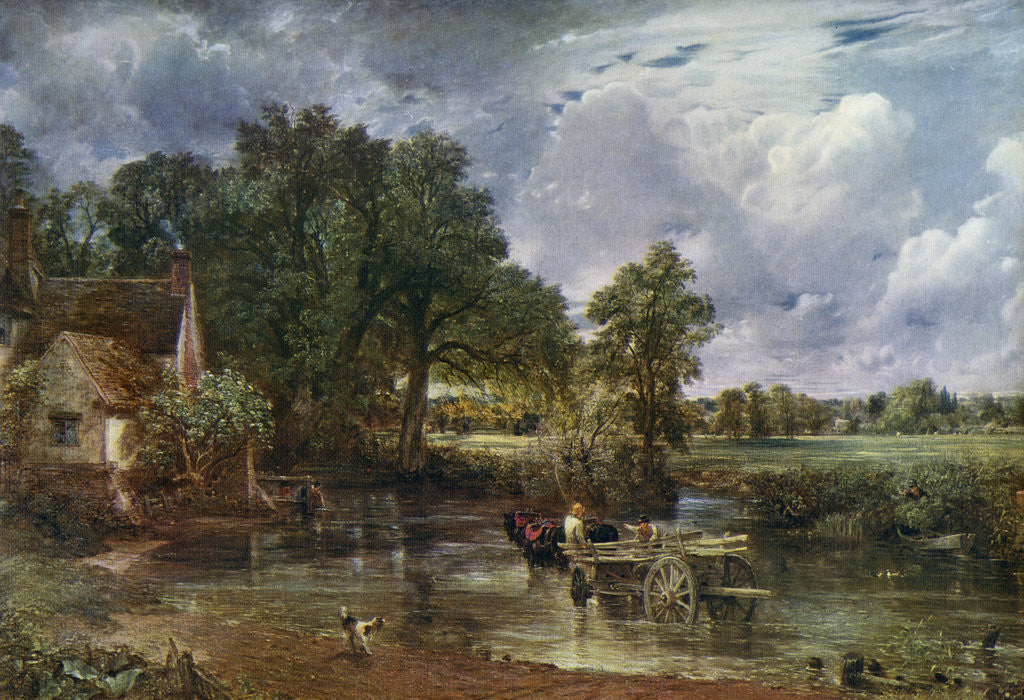Detail of The Hay Wain by John Constable