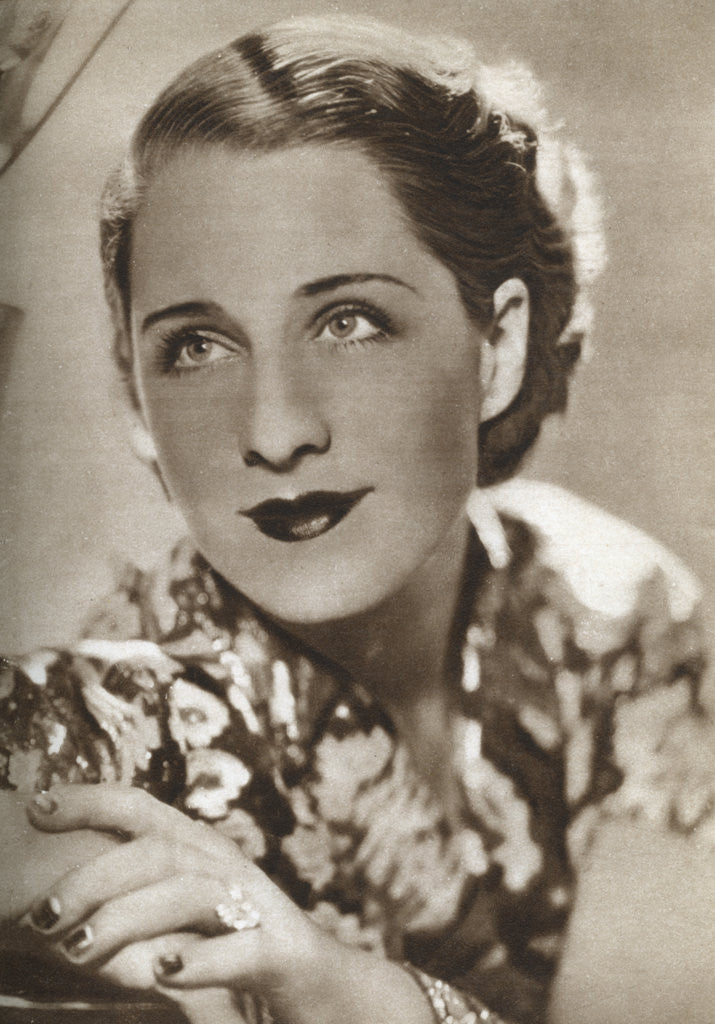 Detail of Norma Shearer, Canadian-born actress by Anonymous