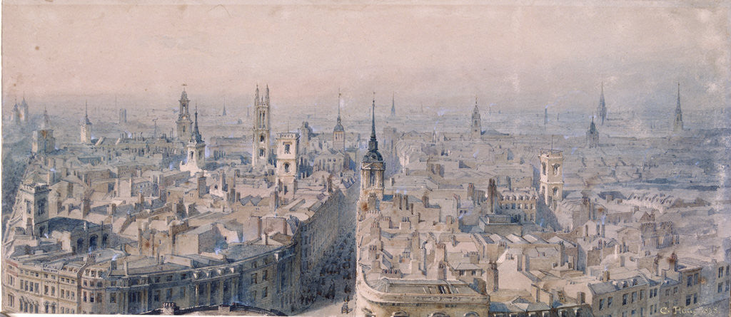 Detail of View of London. by Anonymous