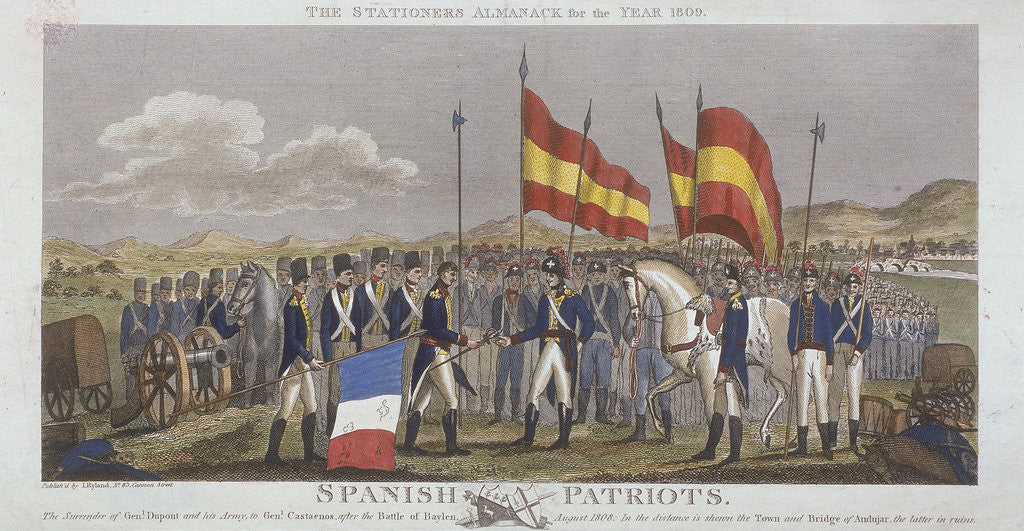 Detail of Spanish patriots by Anonymous