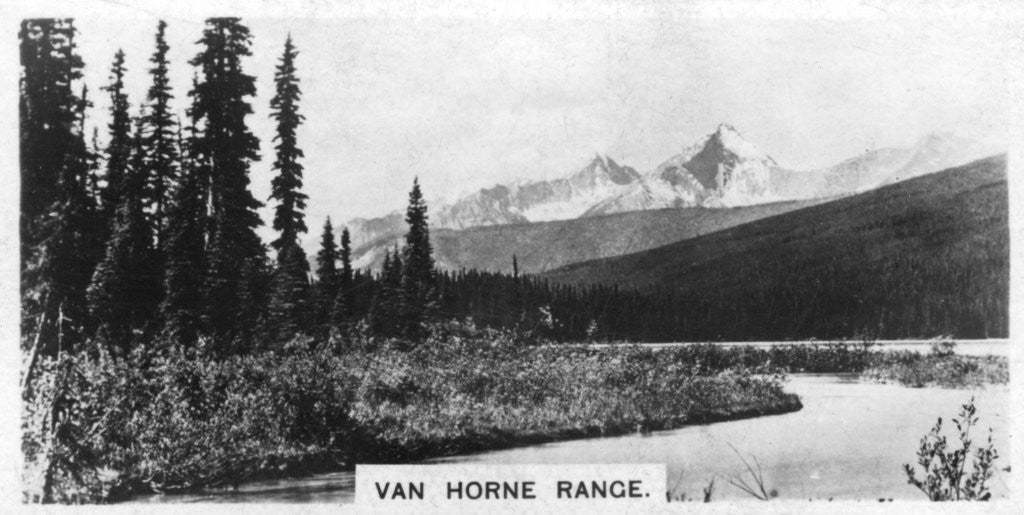 Detail of Van Horne Range, Canadian Rockies by Anonymous