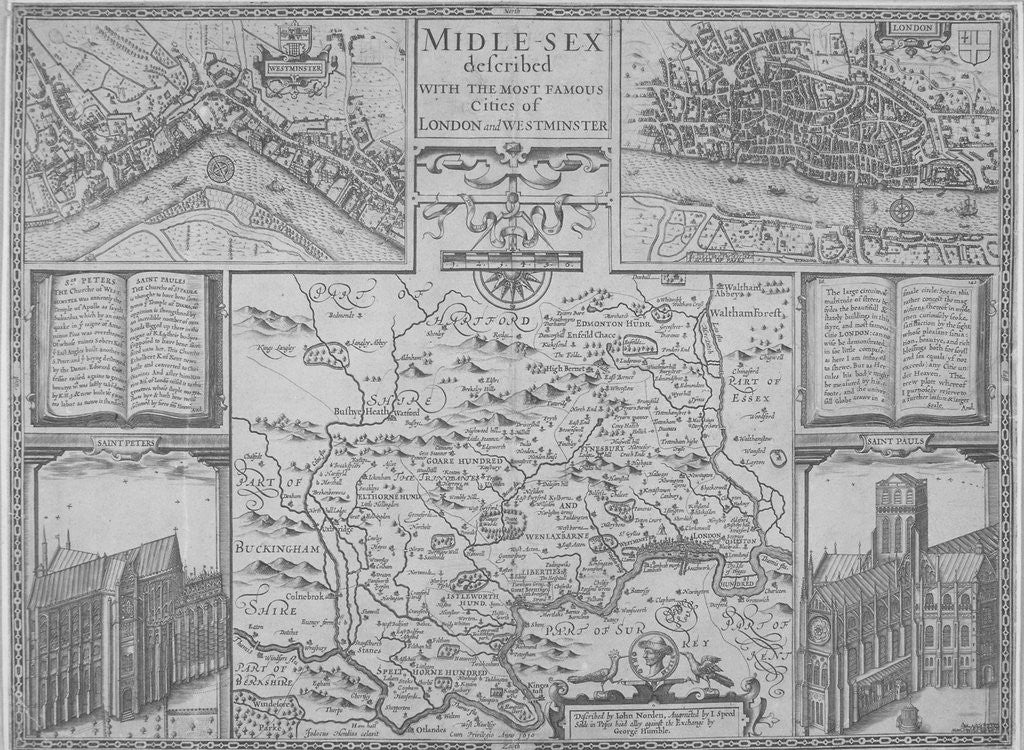 Detail of Maps of London by Anonymous