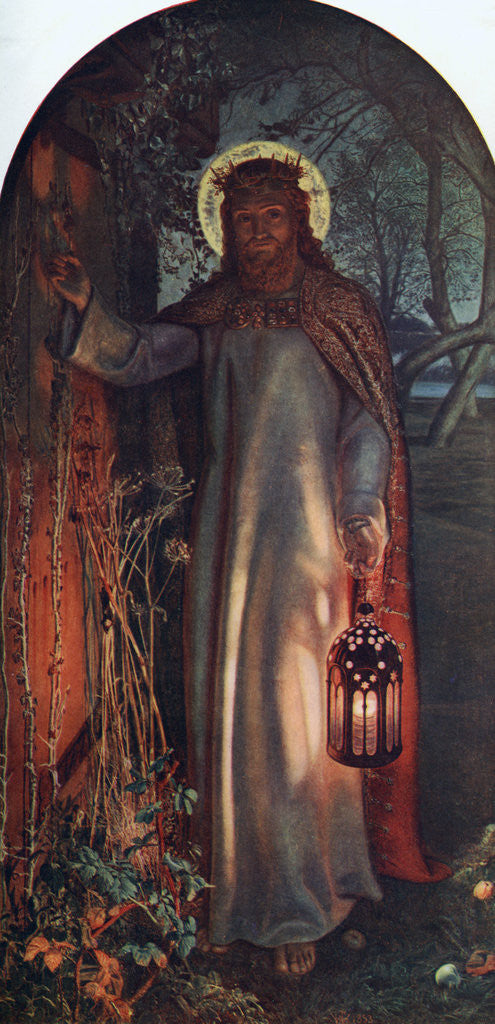 Detail of The Light of the World by William Holman Hunt