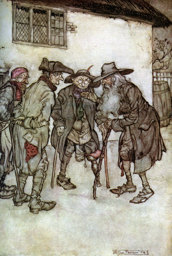 Rip Van Winkle posters & prints by Arthur Rackham