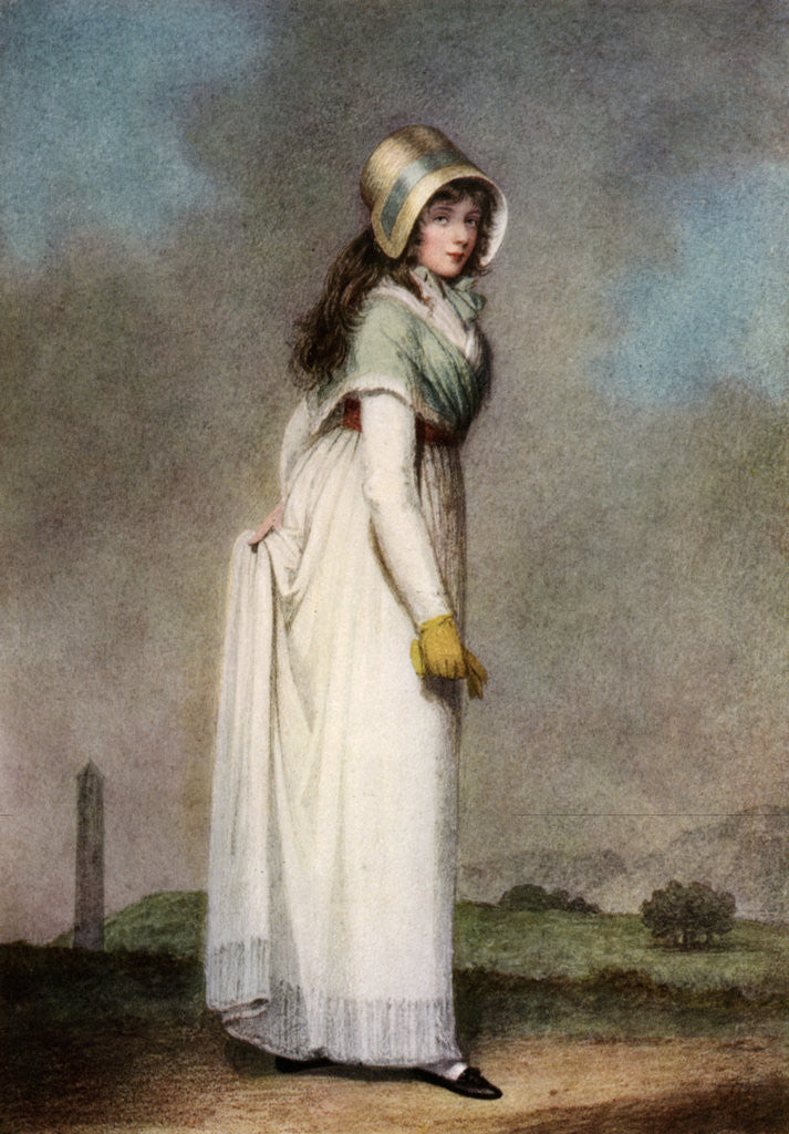 Detail of Portrait of an Irish Girl by Adam Buck