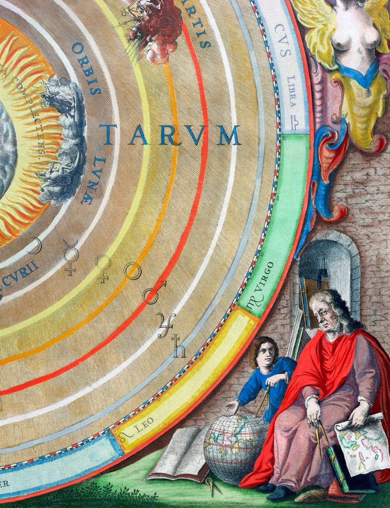 Detail of An astronomer by Andreas Cellarius