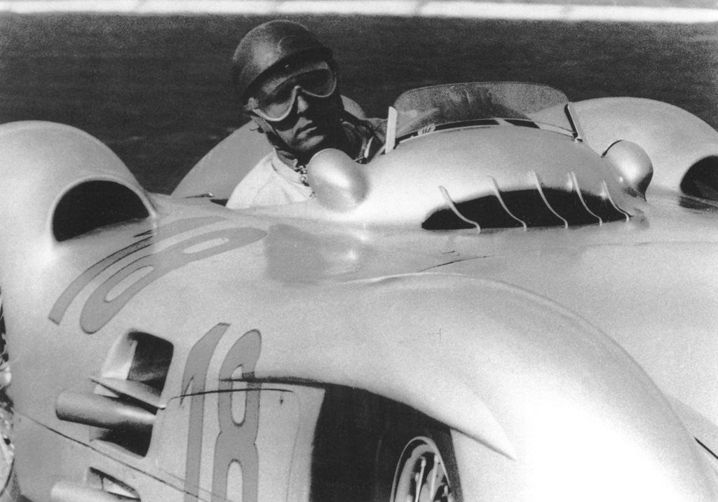 Detail of Fangio, French Grand Prix, Rheims, France by Anonymous