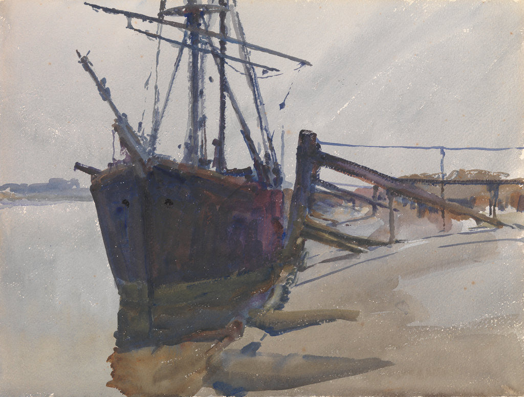 Detail of Sailing Craft Alongside by Archibald Knox