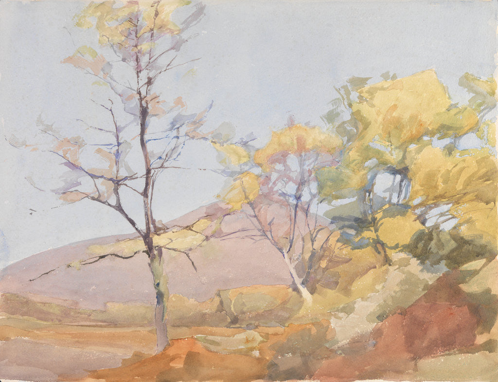 Detail of A Spring Landscape by Archibald Knox
