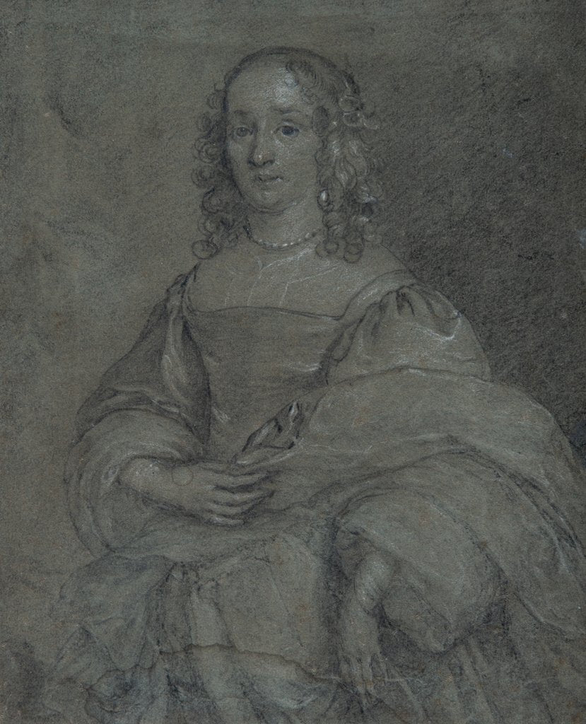 Detail of Portrait of Countess Charlotte de la Tremouille by Anthony van Dyck