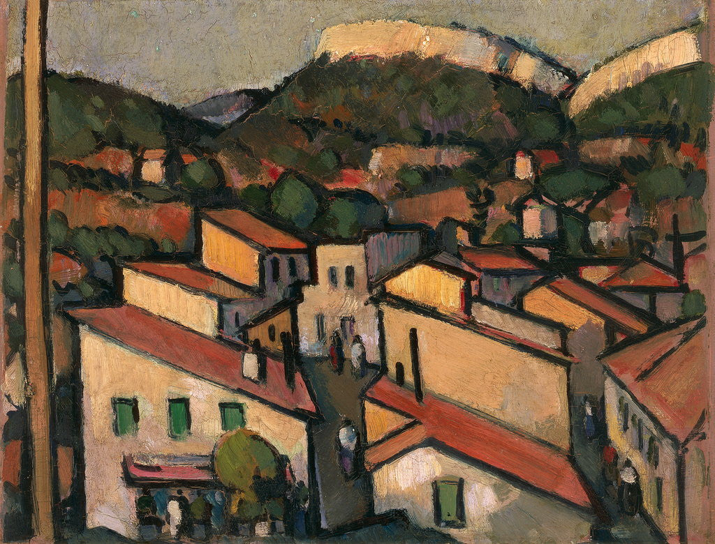 Detail of Cassis from the West by John Duncan Fergusson