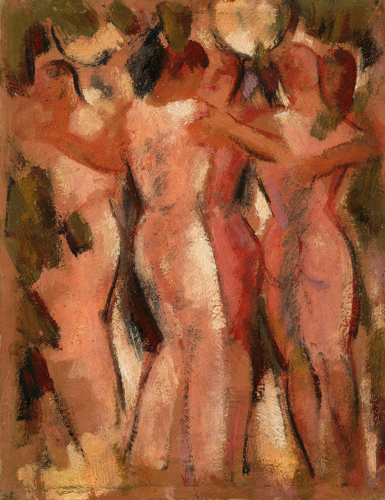 Detail of Dancing, Cap d'Antibes by John Duncan Fergusson