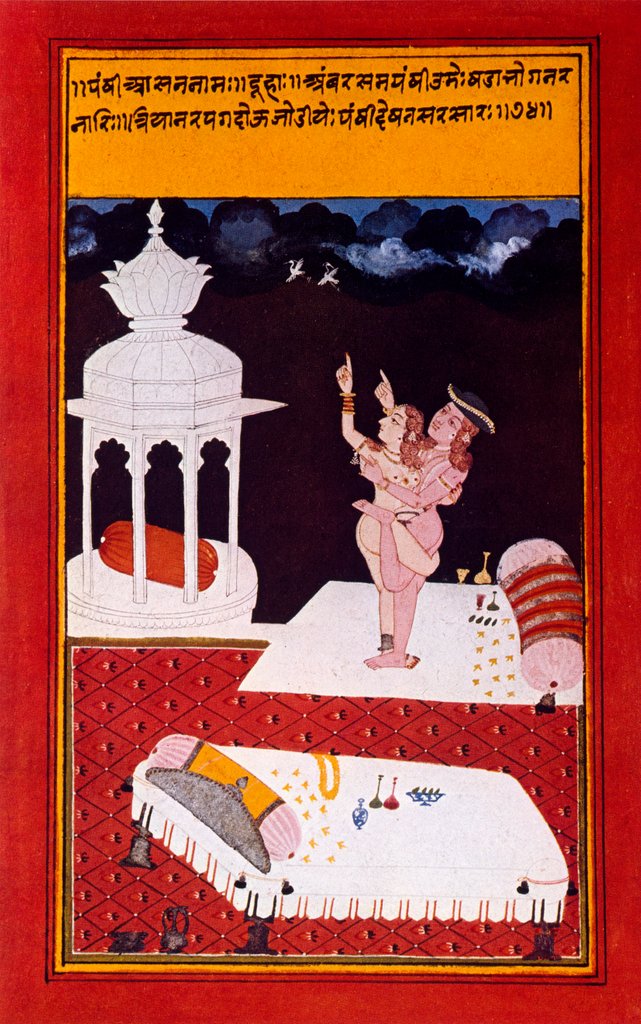 Detail of Page, from The Erotic Art of India by unknown