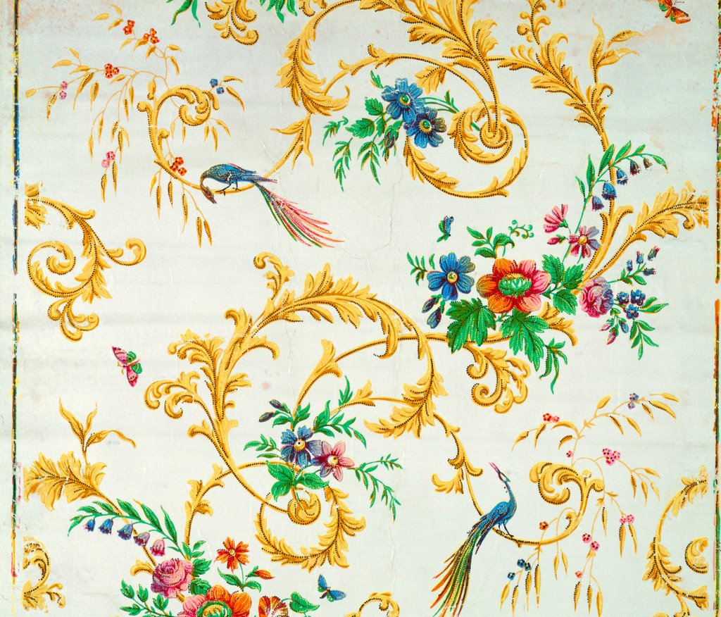 Detail of Wallpaper by Anonymous