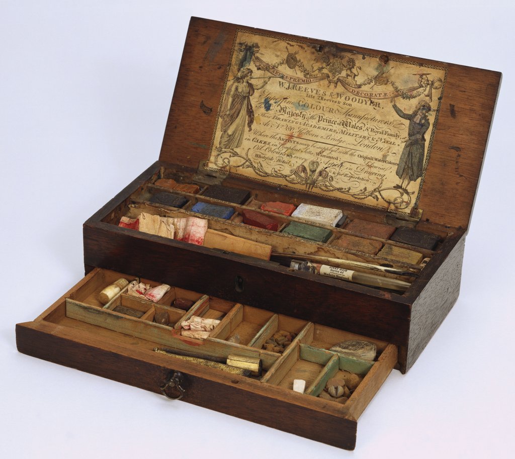 Detail of Watercolour Box by Unknown