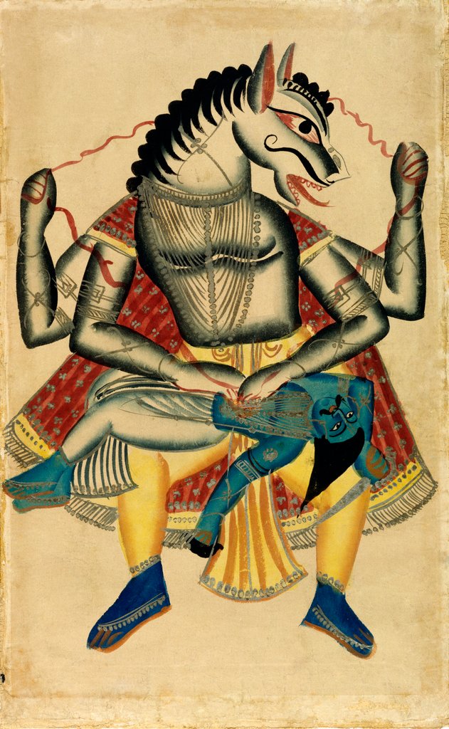 Detail of Vishnu as Narasinha by Unknown
