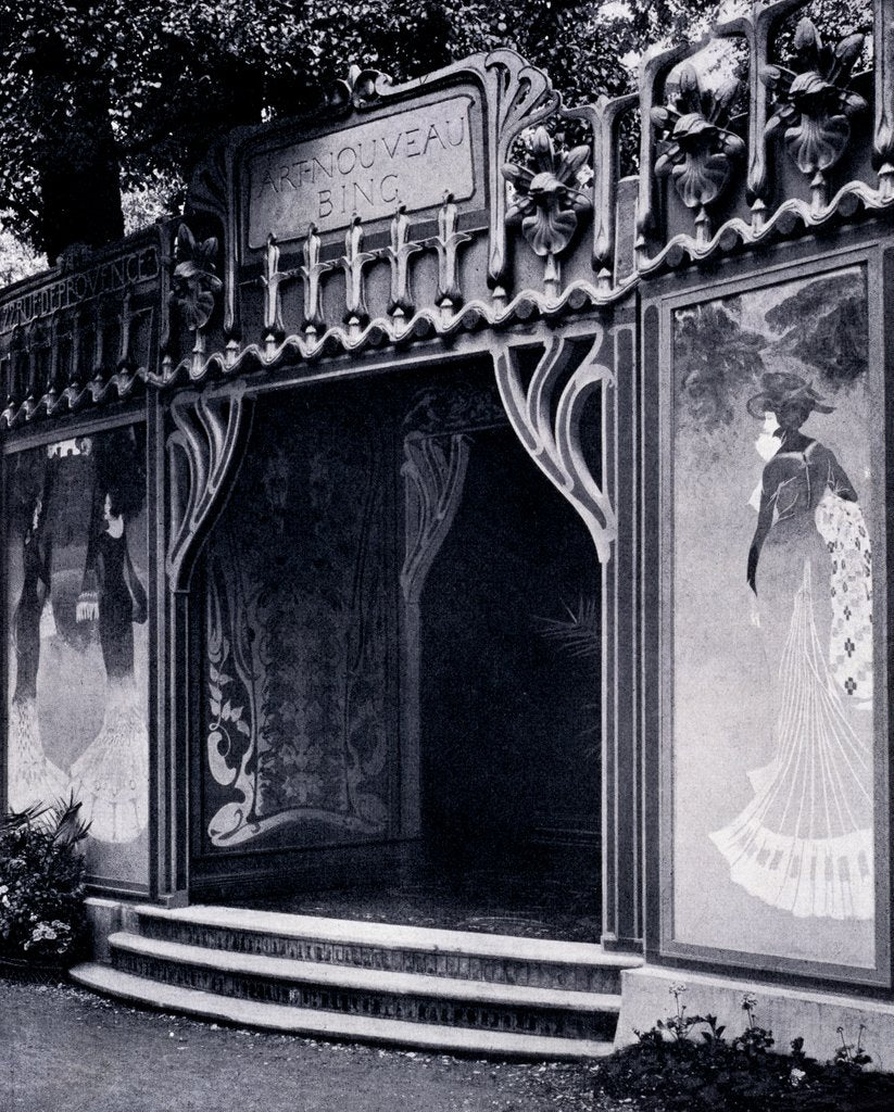 Detail of The Art Nouveau Bing Pavilion at the Paris Exposition by Anonymous