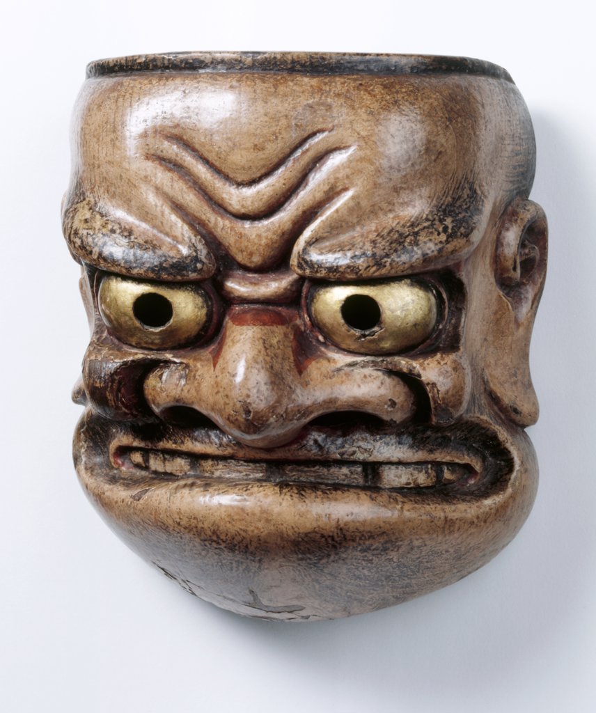 Detail of Japanese No Theatre Mask by Unknown
