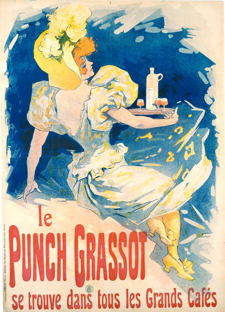 Detail of Le Punch Grassot by Jules Chéret