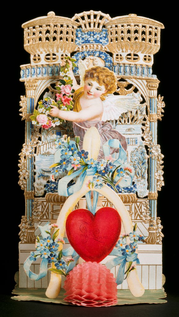 Detail of Valentine's Card. England, c.1890 by Unknown