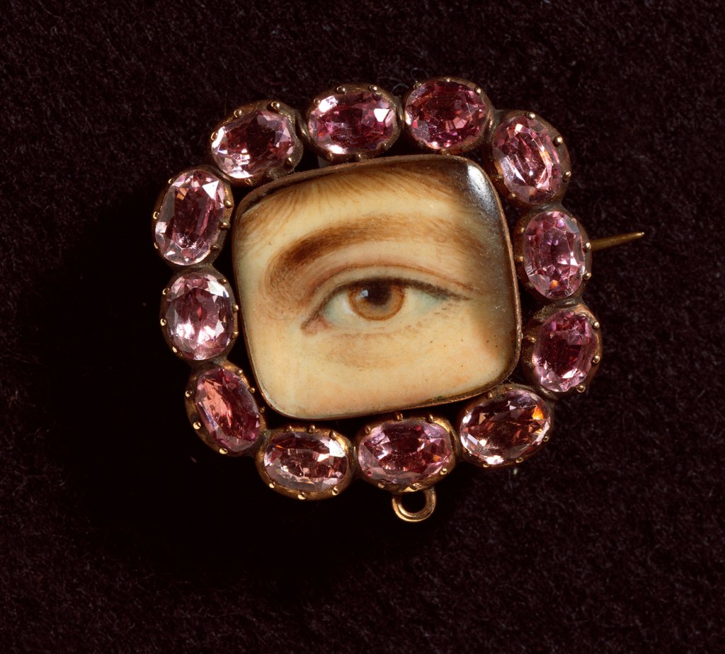 Detail of Eye Miniature. England, 1800 by Unknown