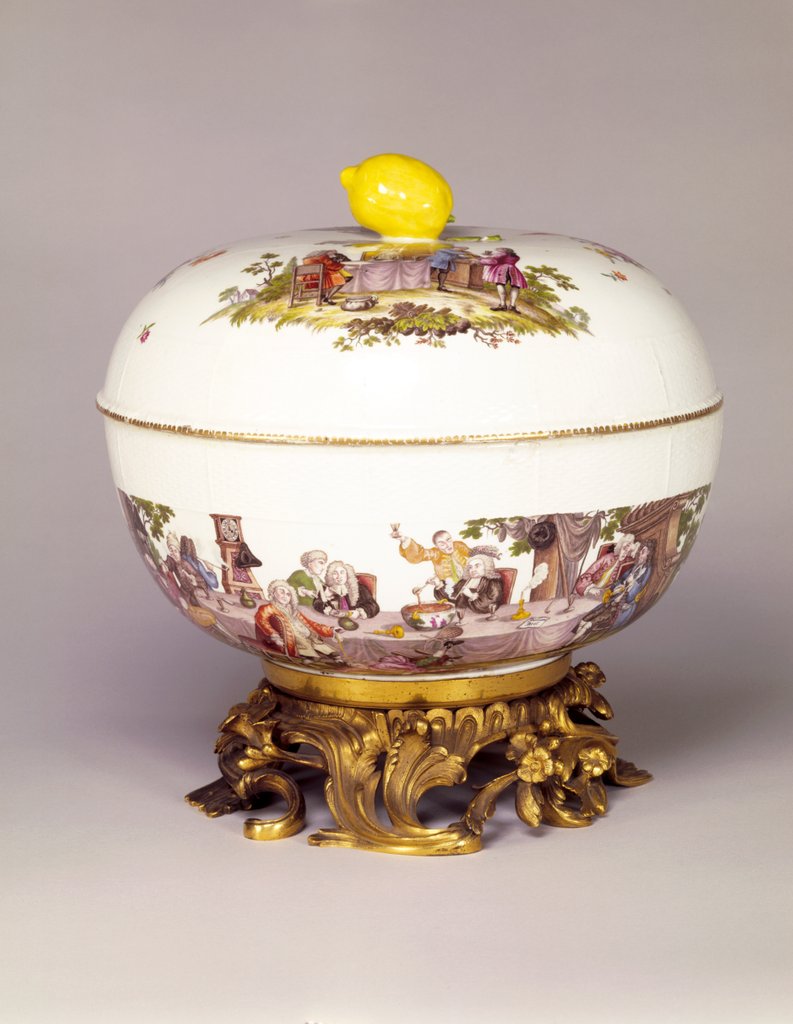 Detail of Punch Bowl and Lid by Unknown