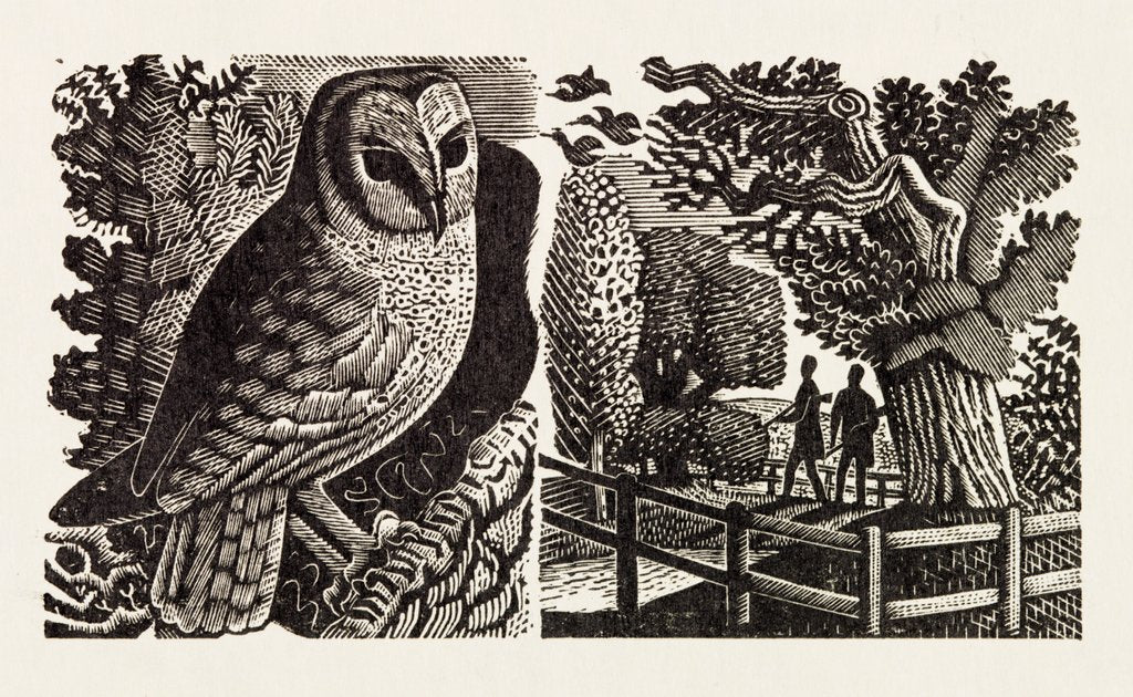Detail of Illustration by Eric Ravilious