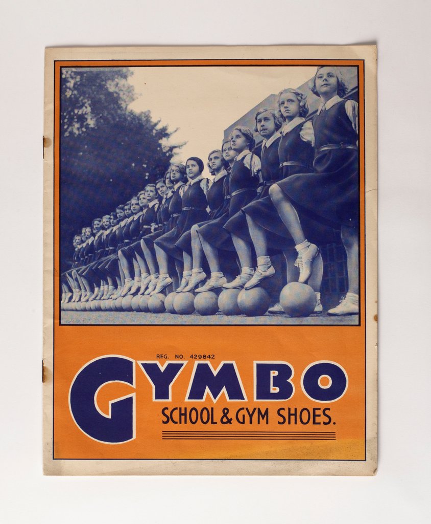 Detail of Gymbo School & Gym Shoes advertisement poster by Unknown