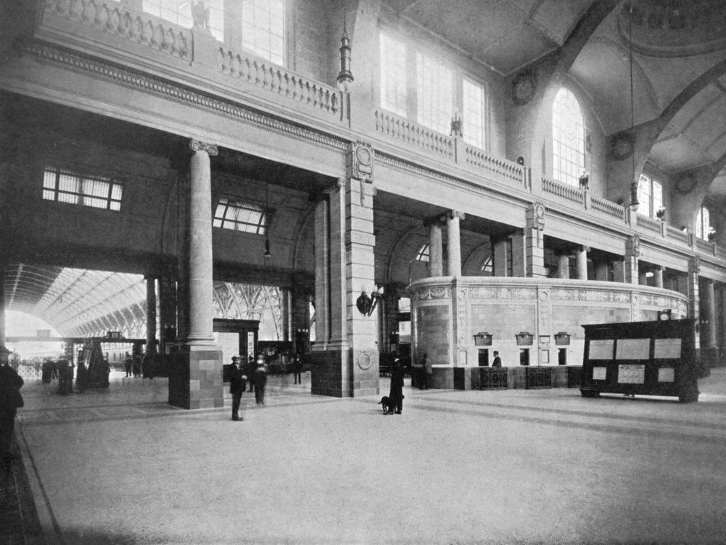 Detail of Interior of Retiro Raiway Station, Buenos Aires, Argentina by Anonymous