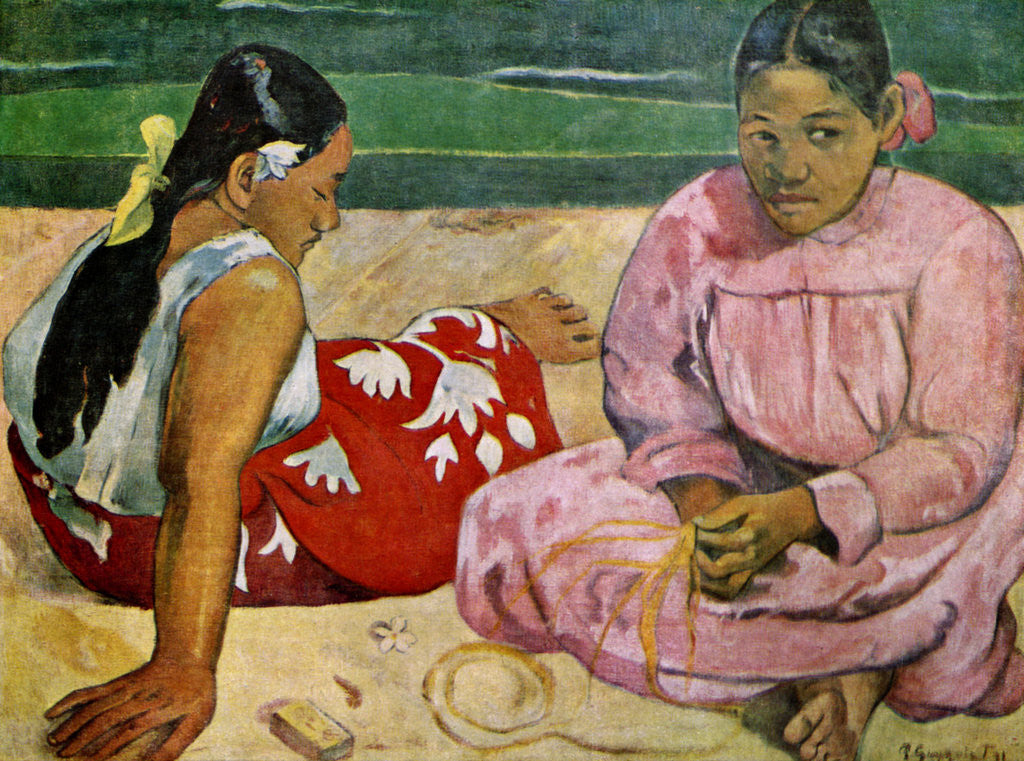 Detail of Tahitian Women on the Beach by Paul Gauguin