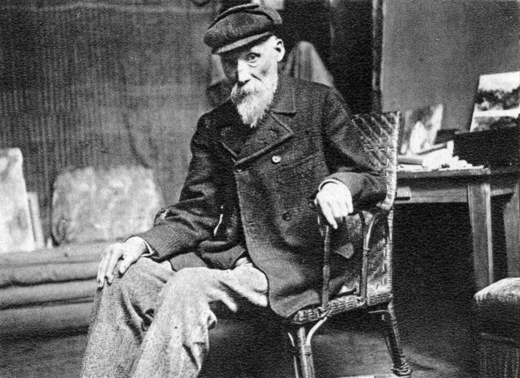 Detail of Pierre-Auguste Renoir, French artist by Pierre Auguste Renoir