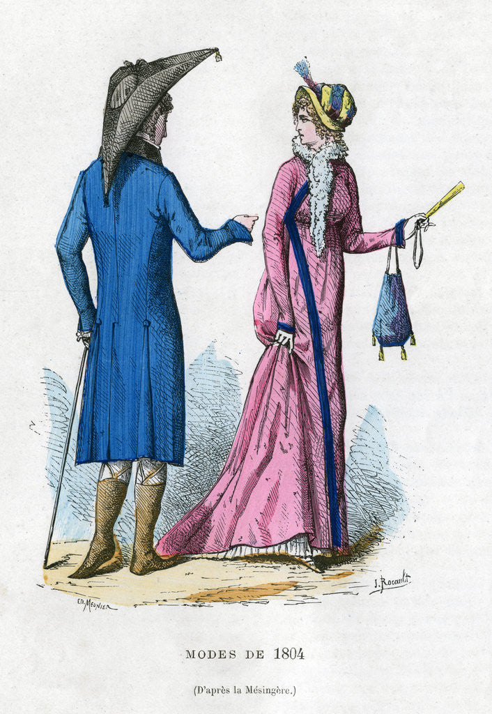 Detail of Fashion of 1804 by Meunier