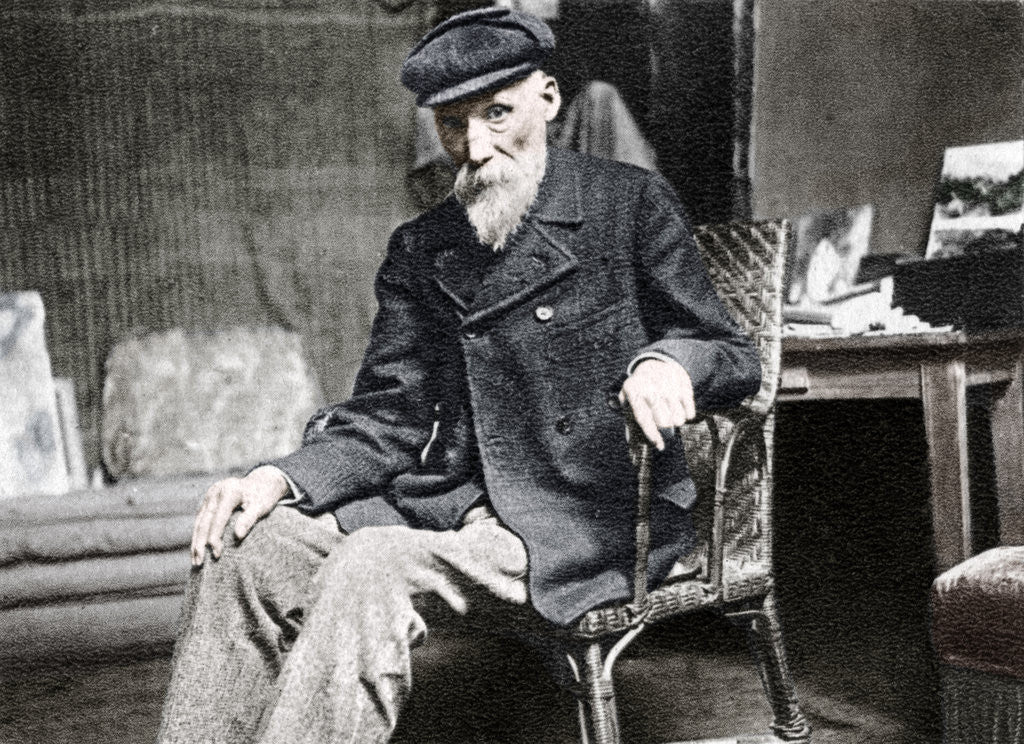 Detail of Pierre-Auguste Renoir, French artist by Pierre Auguste Renoir