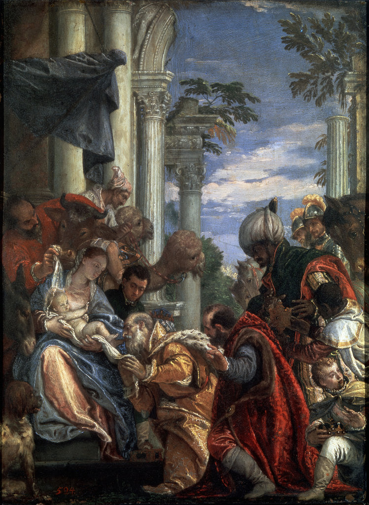 Detail of The Adoration of the Magi, 1570s. by Paolo Veronese